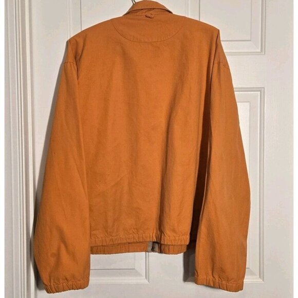 VTG Polo Country Ralph Lauren Mens Sz XL Jacket Windbreaker Orange W Green Logo - Picture 2 of 11